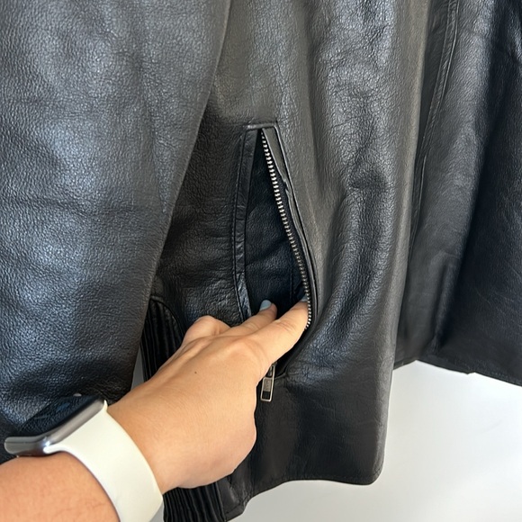 NWOT Men’s Retro Harley Davidson Vintage Motorcycle Leather Jacket, XXXL 3XL - Picture 10 of 13